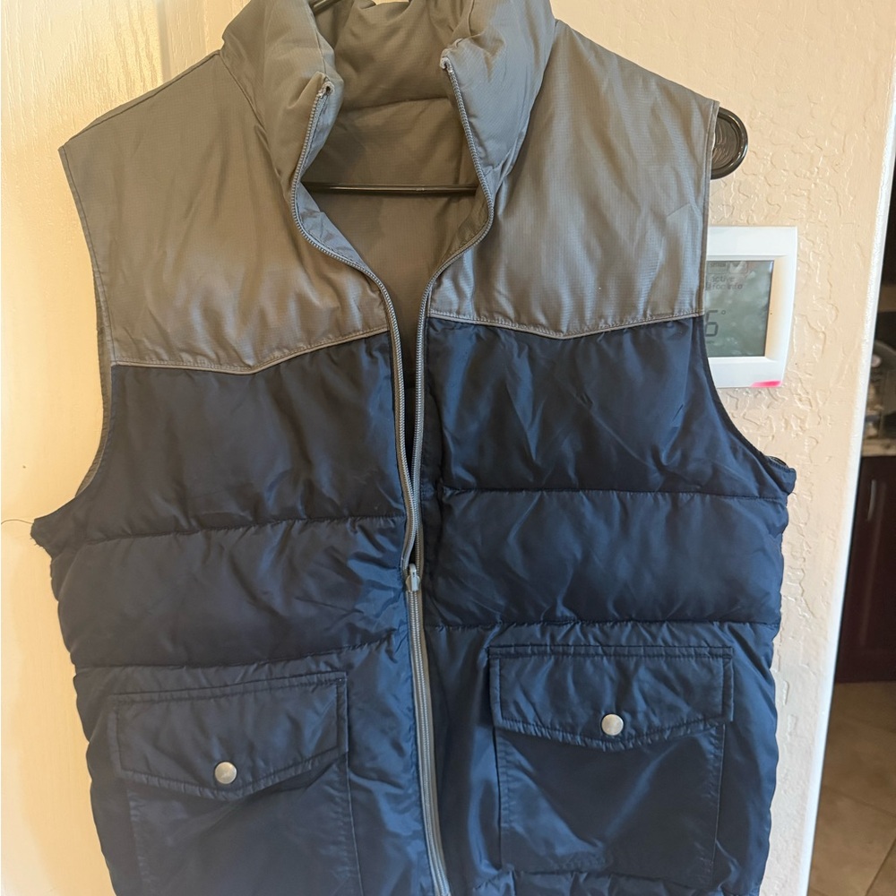 Two-Tone Puffer Vest